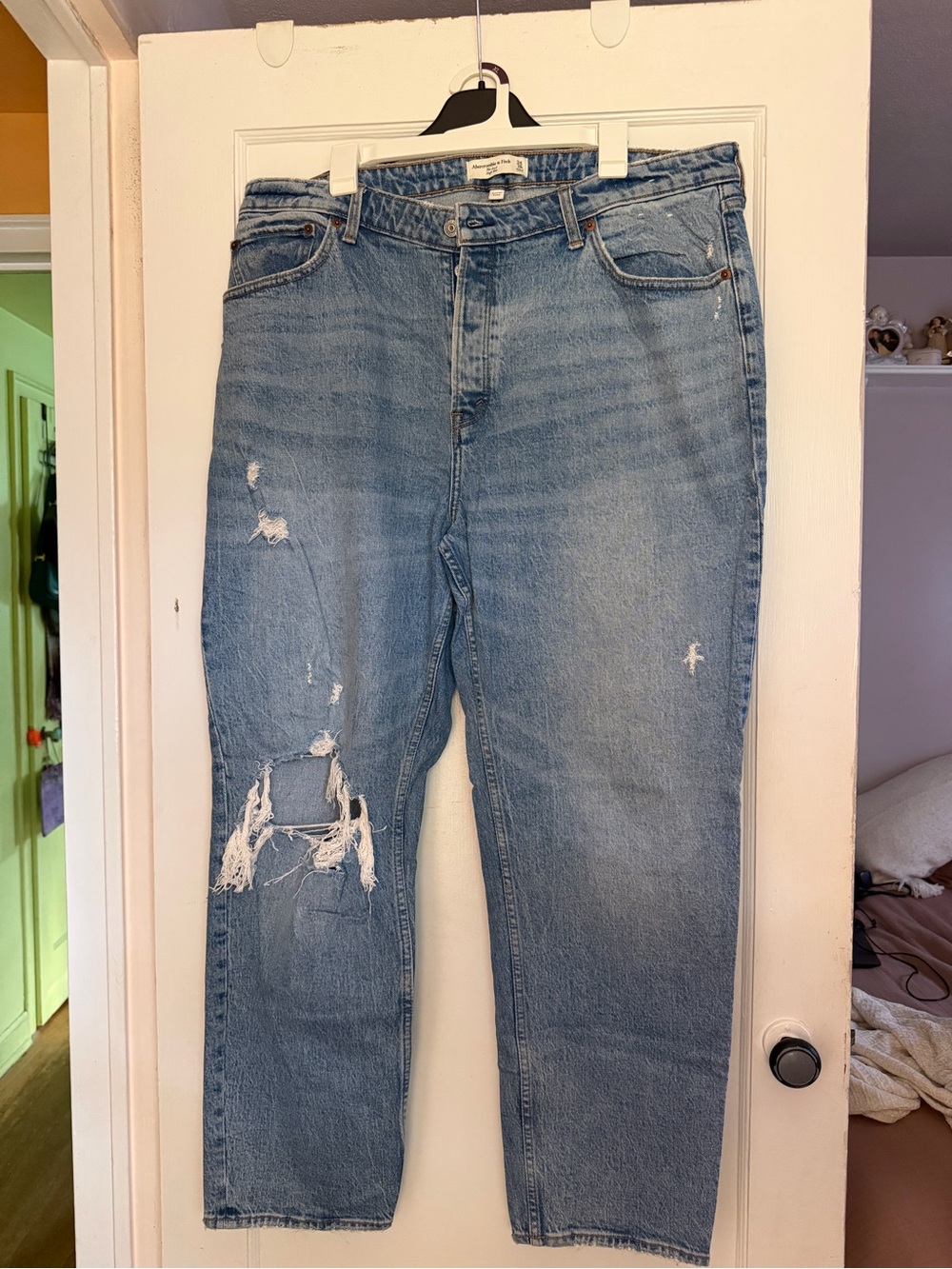 Abercrombie & fitch women’s curve love jeans | the dad high rise style